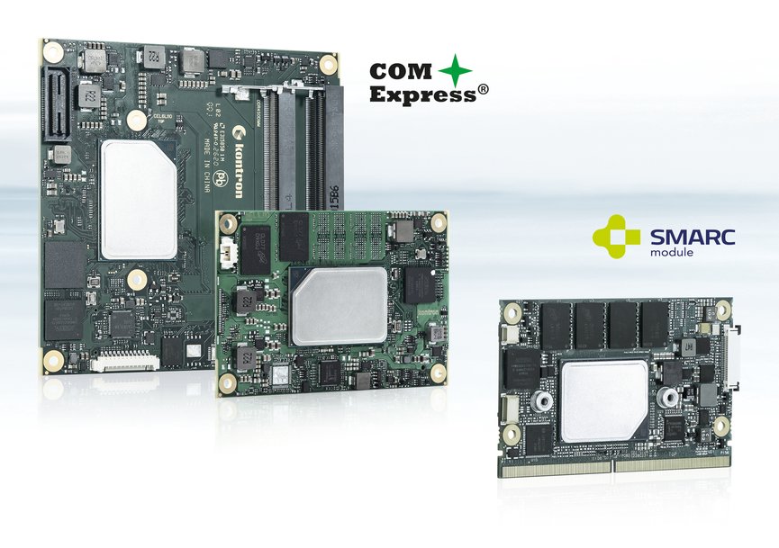 Kontron COM Express® und SMARC Module mit stromsparenden Intel Atom Prozessoren der nächsten Generation